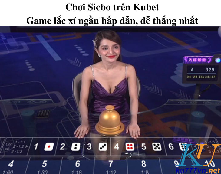 Chơi Sicbo trên Kubet Game lắc xí ngầu hấp dẫn, dễ thắng nhất